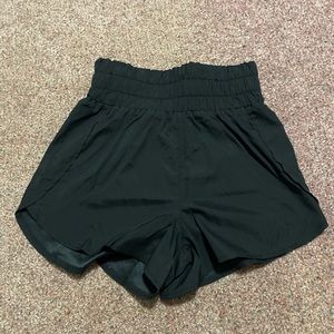 Shein black high waisted shorts